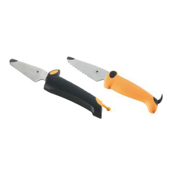 Kinderkitchen® Messerset 2-teilig schwarz/orange